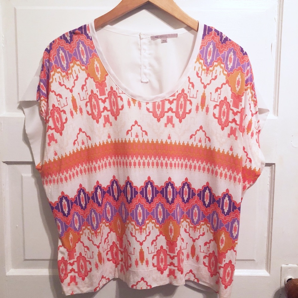 Aztec Print Top